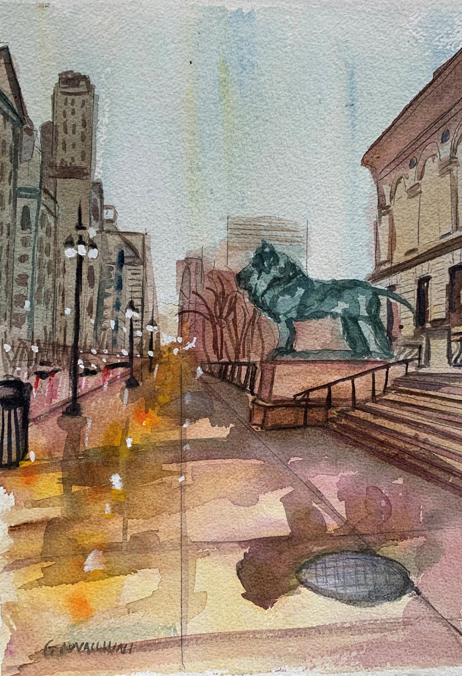 Art Institute Rainy Day