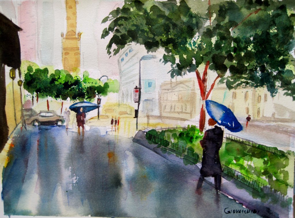 Michigan Avenue Rain