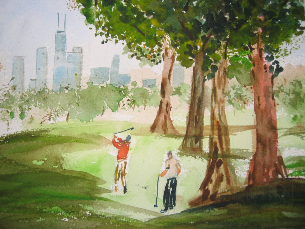 Waveland Golf Course Cards by Carole Waveland Golf Course Cards by Carole